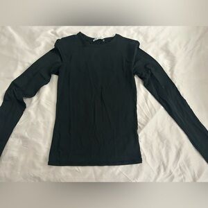 Zara Black Long Sleeve Women's Tee
